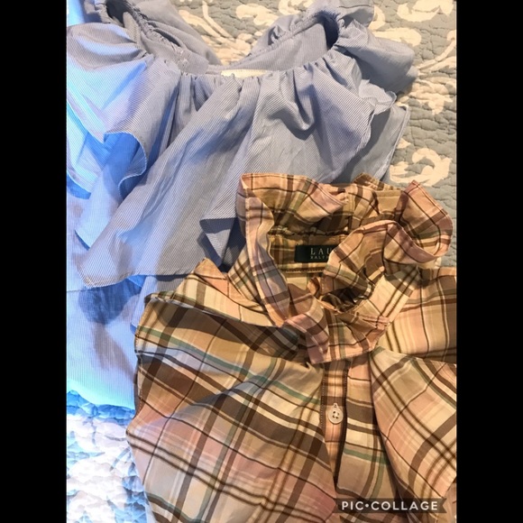 Blouse Bundle Ralph Lauren H&M Ruffles 2for1 price - Picture 2 of 13